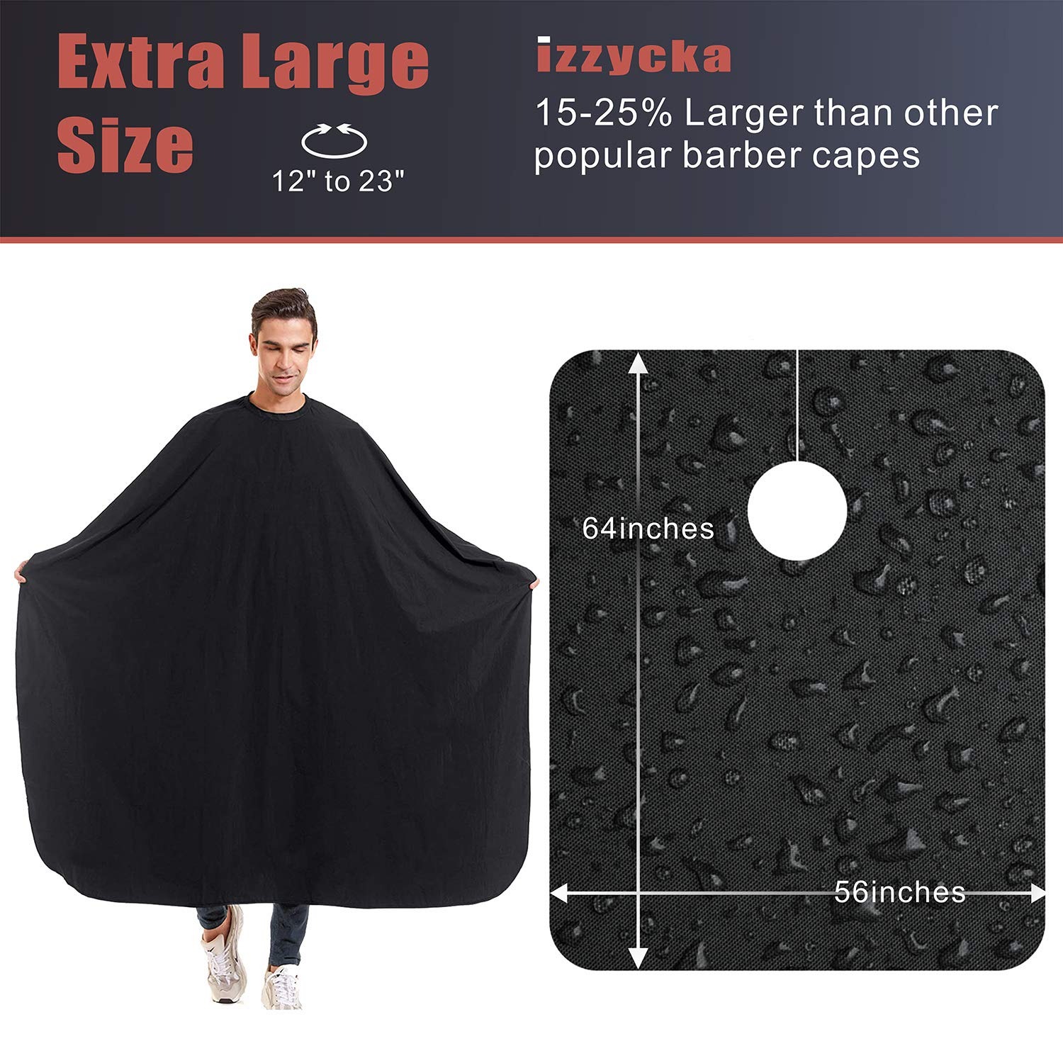 Barber Cape Waterproof Hair Cutting - Kappersschort Waterdicht Kapschort Kaap Kapselbescherming Salon