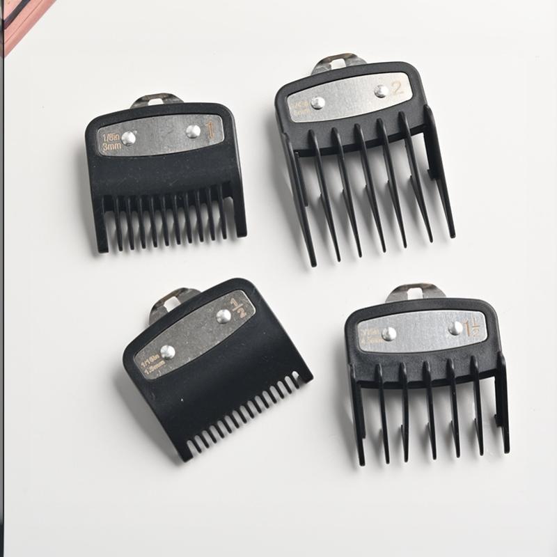 Clipper Guard Guide Combs Set - 1/2/3/4-delige Haarklipperbeschermerset Nauwkeurige Lengtebegrenzer Kammen Professionele