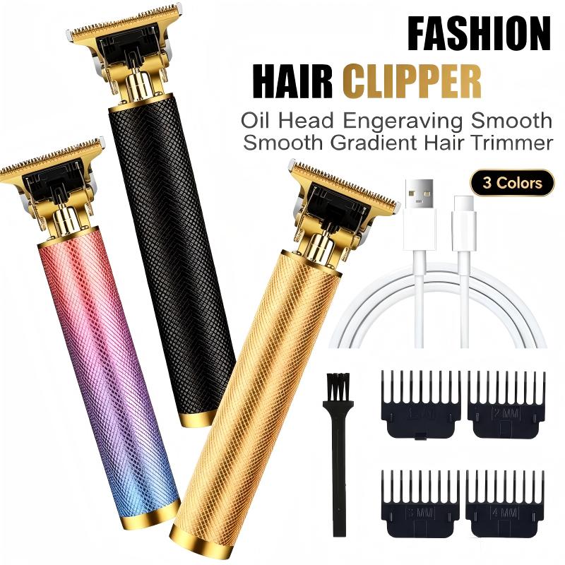 Zero Gapped T Blade Hair Trimmer - Draagbare draadloze haargraveertrimmer met USB-oplader, T-blade