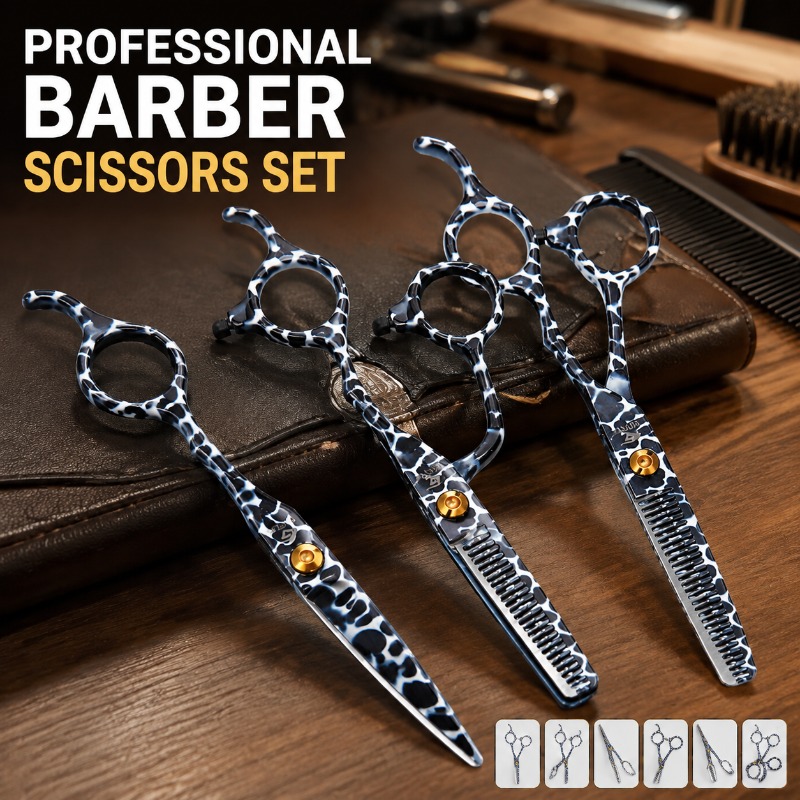 Hair Cutting Scissors Shears Set 6 Inch - Professionele kappersschaarset, scharen met een handvat