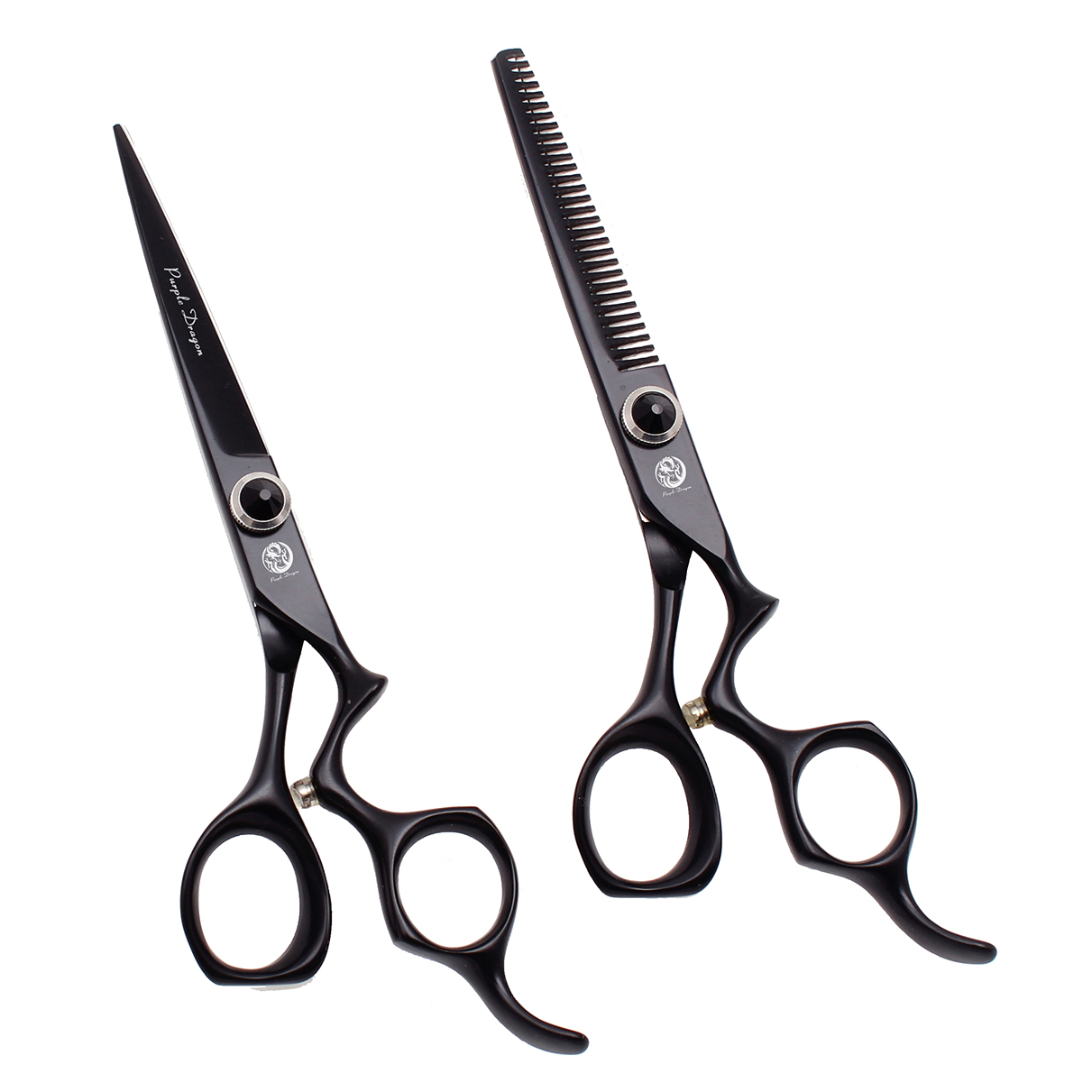 Hair Cutting Scissors Shears Set 6 Inch - Haar Schaar Professionele Paarse Draak 5.5
