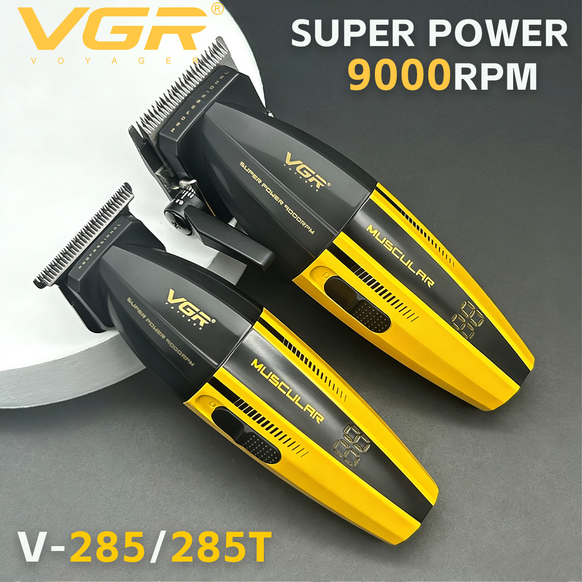 Cordless Hair Clippers Professional Barber - VGR Clipper Professioneel Haartrimmer Elektrisch Haarknipper