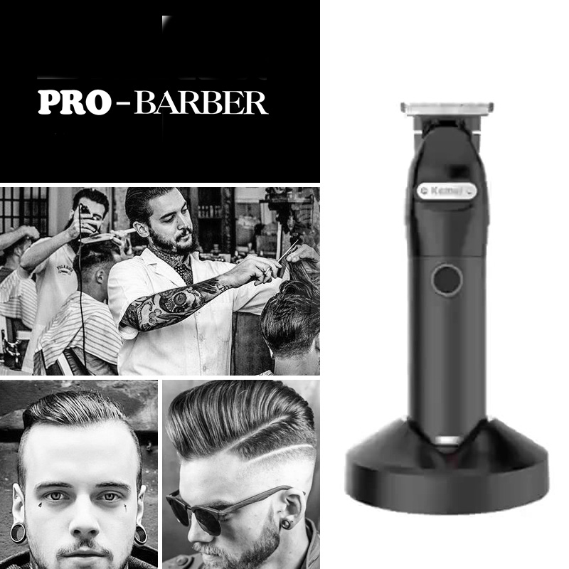 Zero Gapped T Blade Hair Trimmer - Kemei 10W Tondeuse Voor Mannen Professionele