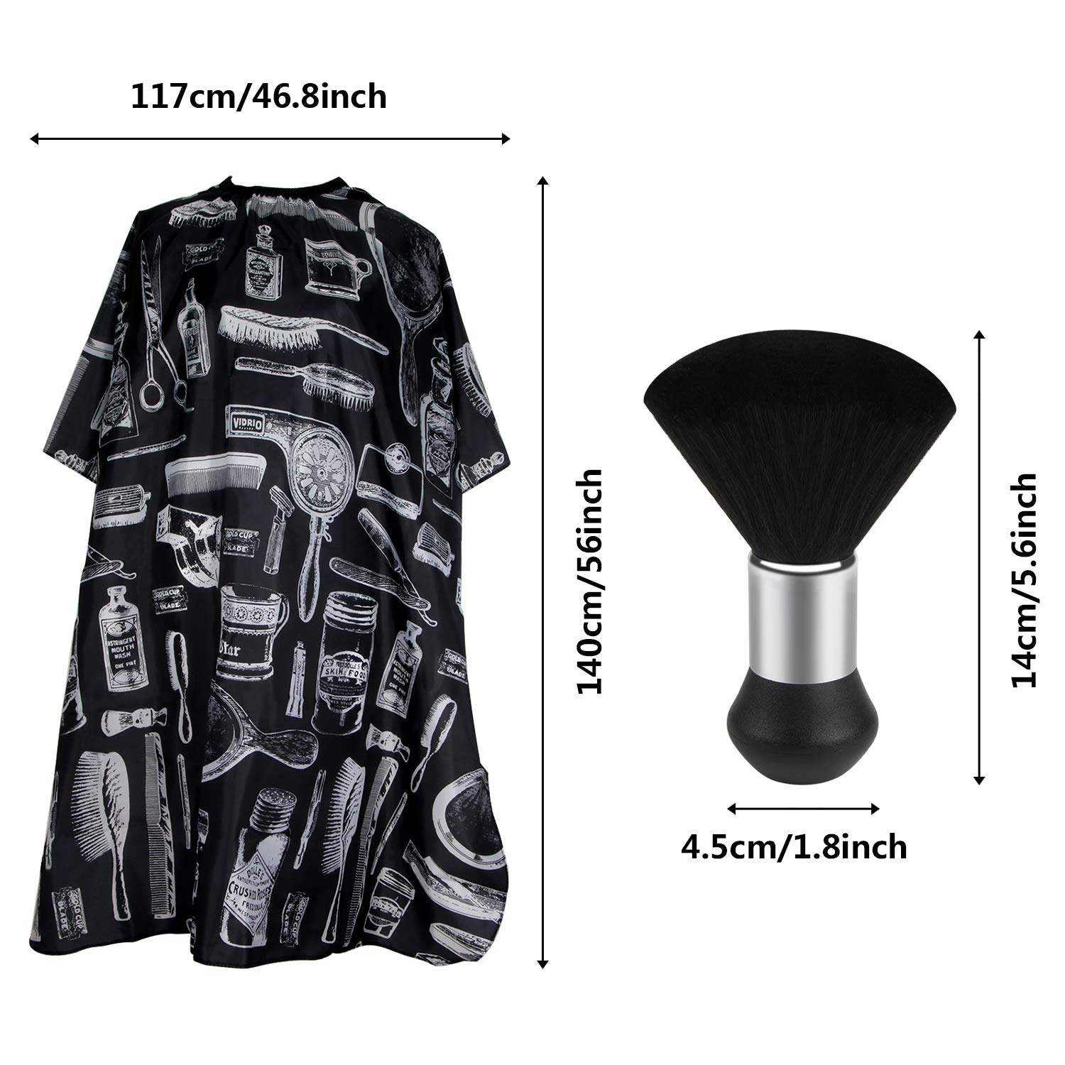 2 STKS Professionele haarknipc - Neck Duster Brush Barber Salon recensie en prijs