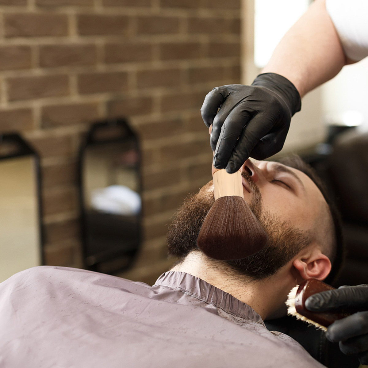 1 stuks nekborstel, premium ma - Neck Duster Brush Barber Salon recensie en prijs