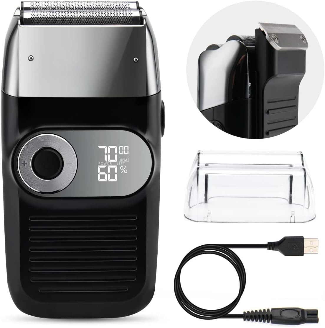 Folie scheerapparaat voor mann - Foil Shaver Cordless Electric Bald Head recensie en prijs