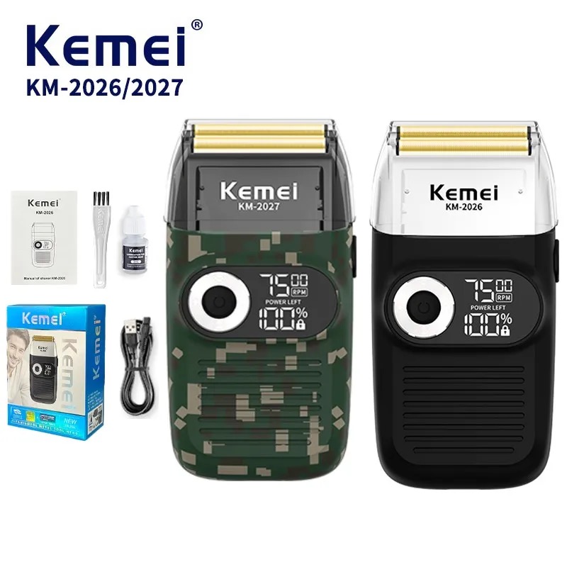 Kemei 2026 2027 Elektrische re - Foil Shaver Cordless Electric Bald Head recensie en prijs