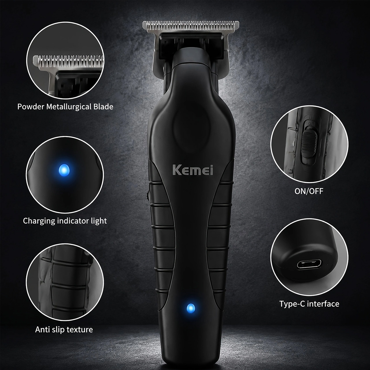 Kemei KM-2296+KM-2299+KM-1102, - Zero Gapped T Blade Hair Trimmer recensie en prijs