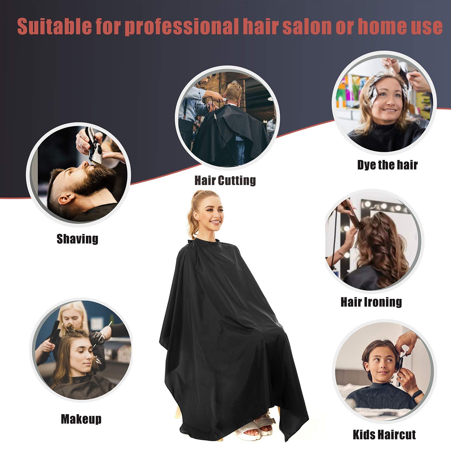 Kappersschort Waterdicht Kapsc - Barber Cape Waterproof Hair Cutting recensie en prijs