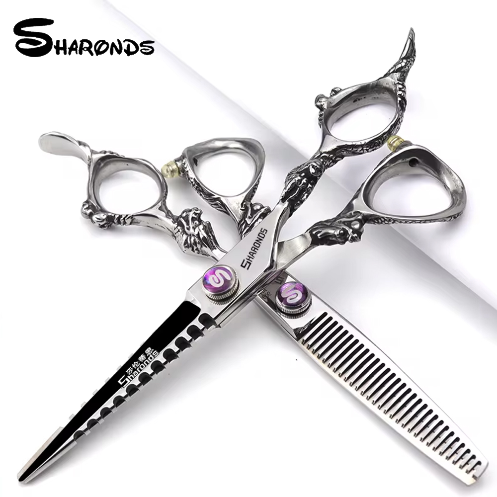 Japanse stalen professionele h - Hair Cutting Scissors Shears Set 6 Inch recensie en prijs