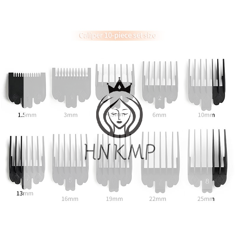 10-delige tondeusekammen-gidss - Clipper Guard Guide Combs Set recensie en prijs