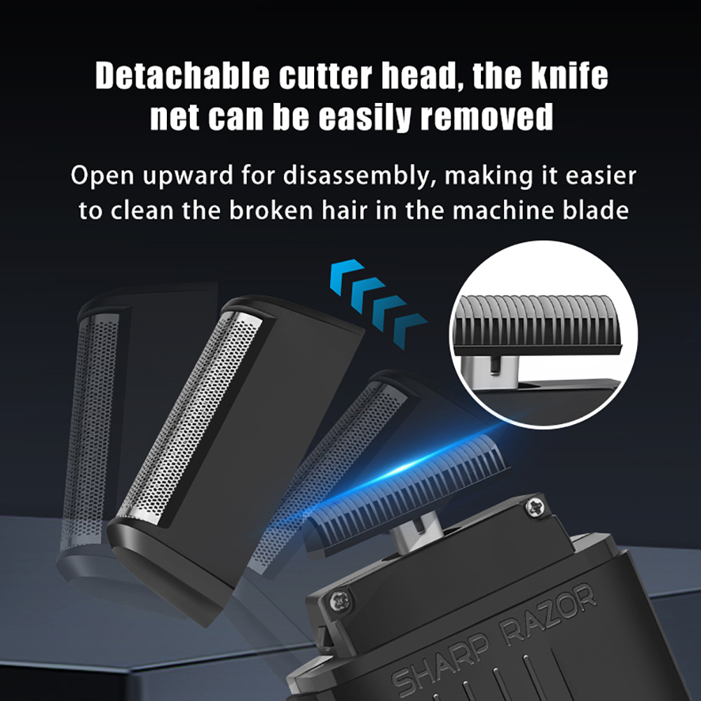Elektrisch scheerapparaat Prof - Foil Shaver Cordless Electric Bald Head recensie en prijs