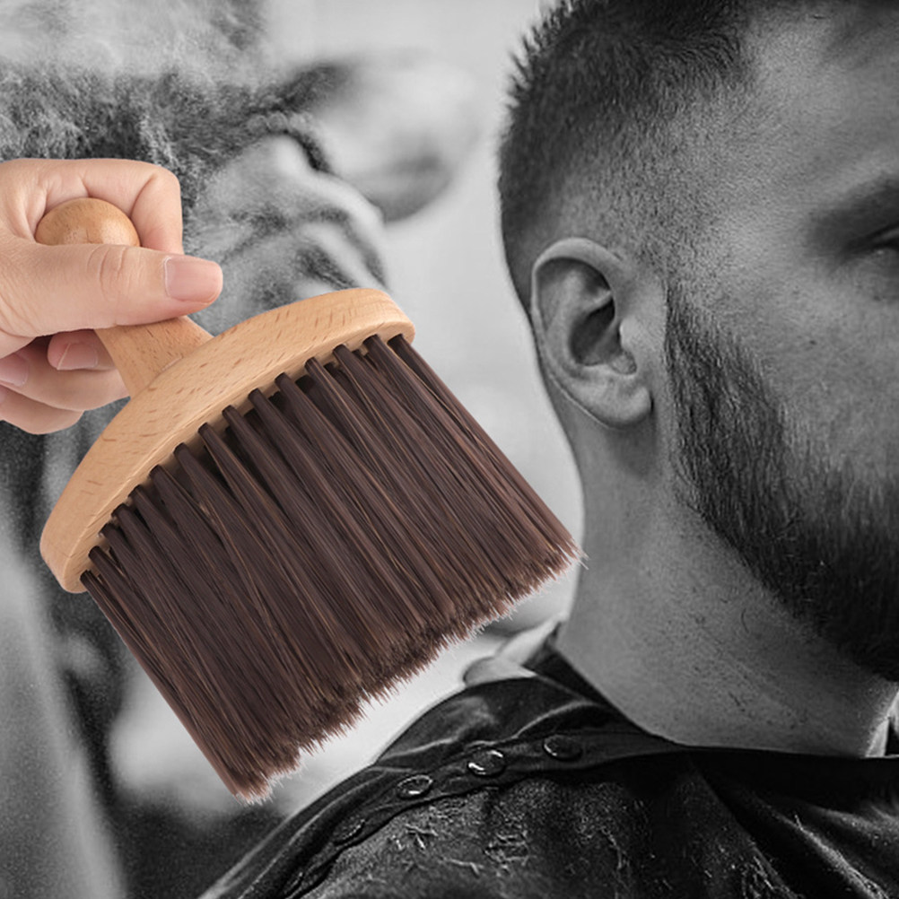 Baardborstel met zachte haren, - Neck Duster Brush Barber Salon recensie en prijs