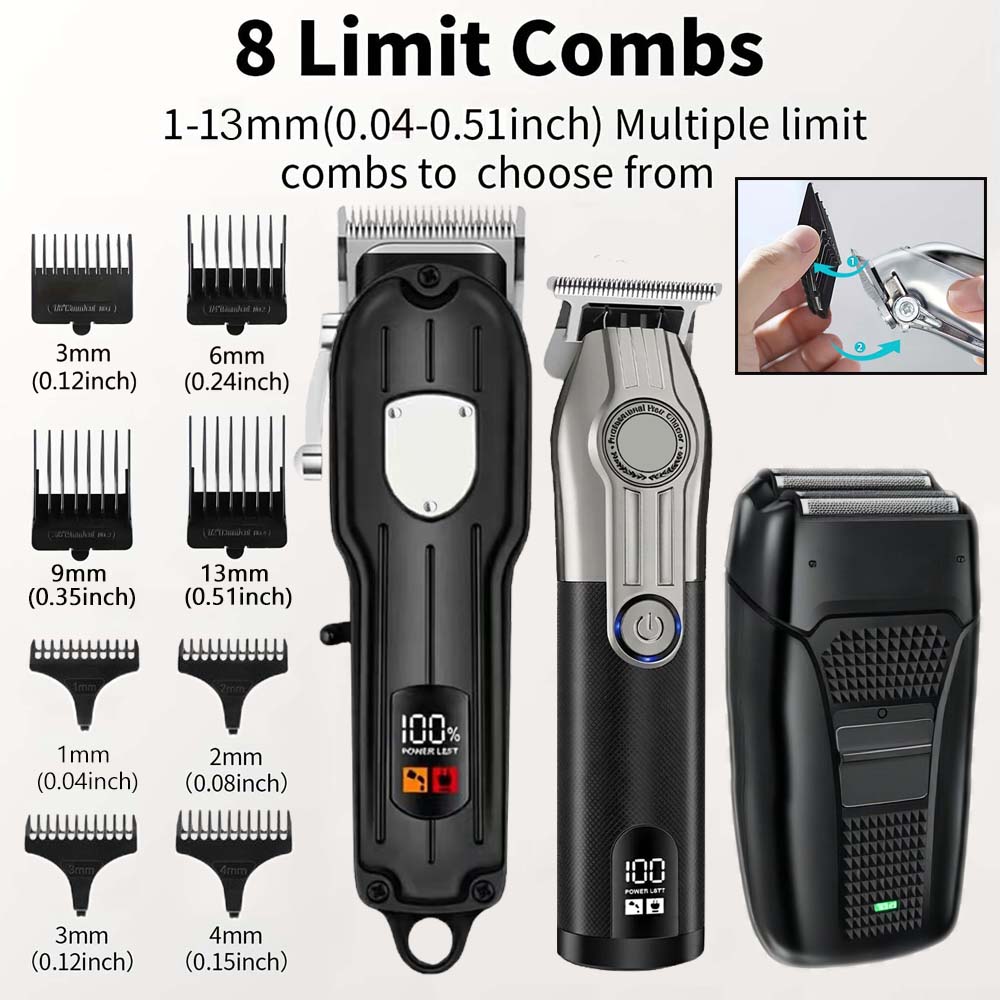 Professionele tondeuse-set voo - Zero Gapped T Blade Hair Trimmer recensie en prijs