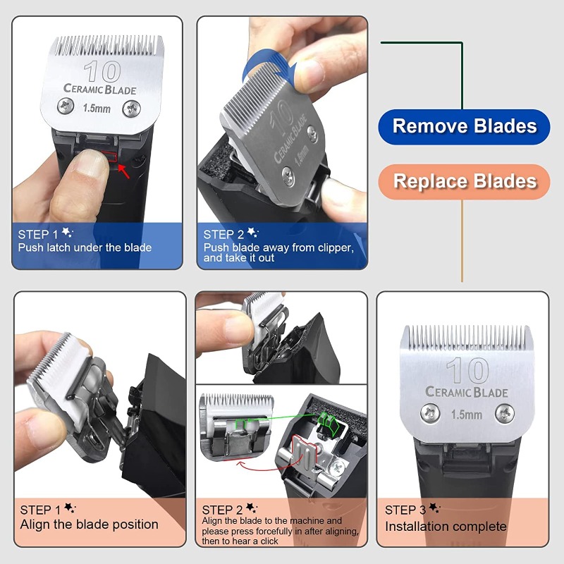 Afneembare tondeuse voor honde - Hair Clipper Ceramic Blade Replacement recensie en prijs