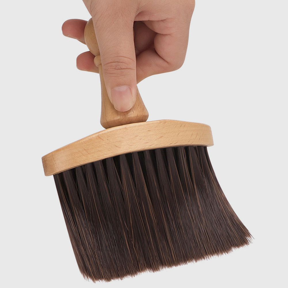 Baardborstel met zachte haren, - Neck Duster Brush Barber Salon recensie en prijs