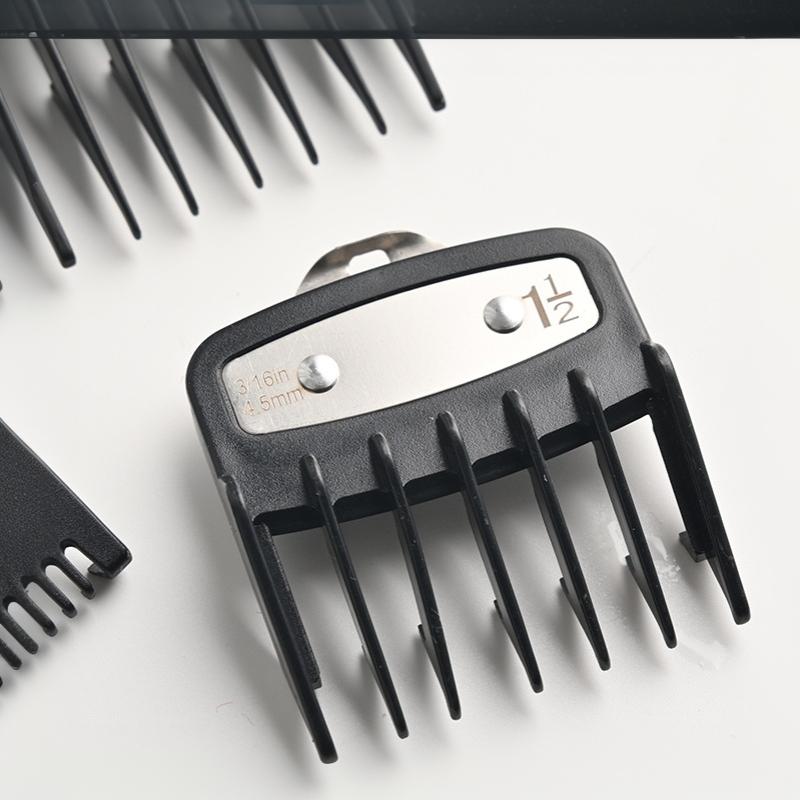 1/2/3/4-delige zwarte opzetkam - Clipper Guard Guide Combs Set recensie en prijs