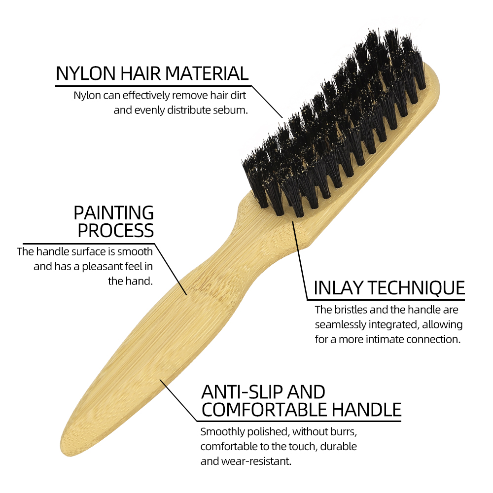 Zachte haarstofborstel met hou - Neck Duster Brush Barber Salon recensie en prijs