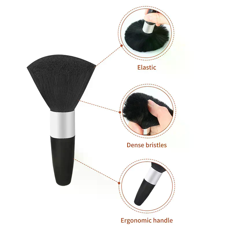 1PCS Zachte Nek- en Gezichtsbo - Neck Duster Brush Barber Salon recensie en prijs
