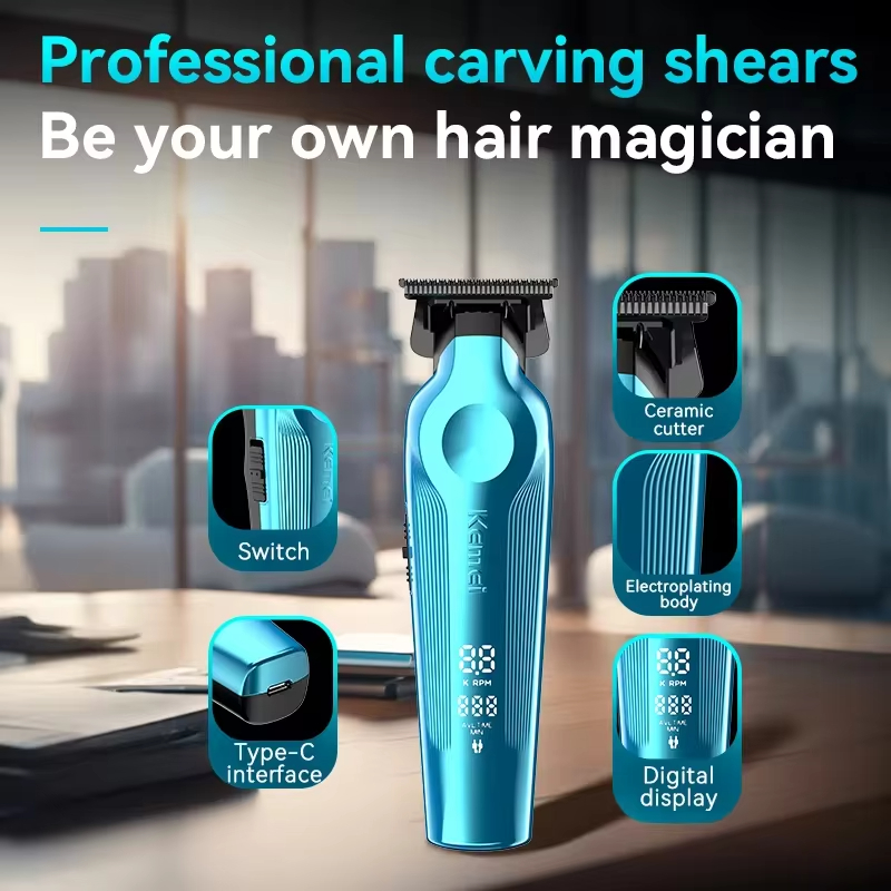 Kemei KM-264 Oplaadbare Elektr - Cordless Hair Clippers Professional Barber recensie en prijs