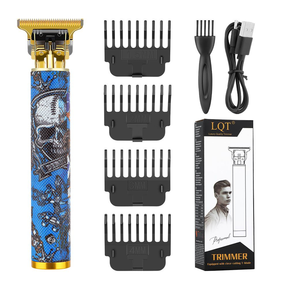 Retro Tattoo Skull Patroon Dra - Zero Gapped T Blade Hair Trimmer recensie en prijs