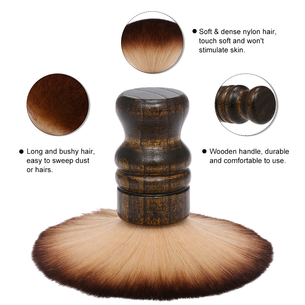 Zachte kapperhals- en gezichts - Neck Duster Brush Barber Salon recensie en prijs