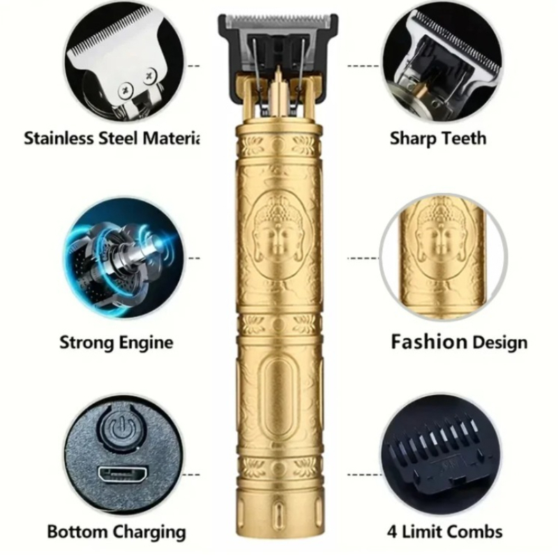 Draagbare draadloze haargravee - Zero Gapped T Blade Hair Trimmer recensie en prijs
