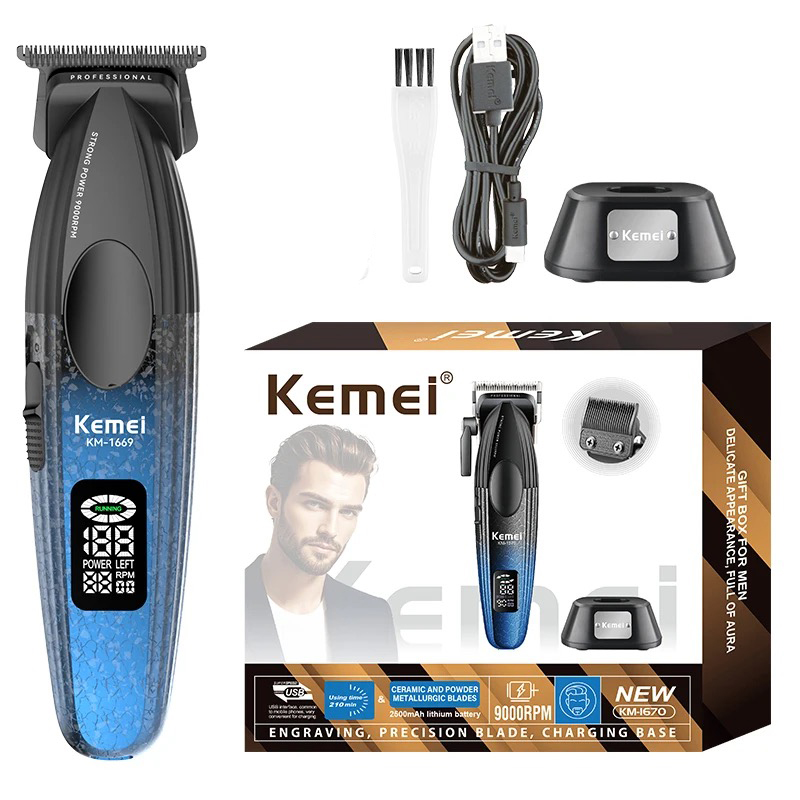 Kemei Professionele Tondeuse 9 - Cordless Hair Clippers Professional Barber recensie en prijs