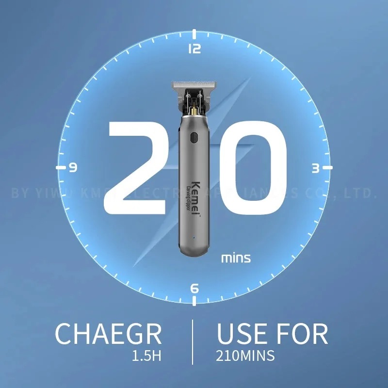 Kemei 1757 Tondeuse Mannen Baa - Zero Gapped T Blade Hair Trimmer recensie en prijs