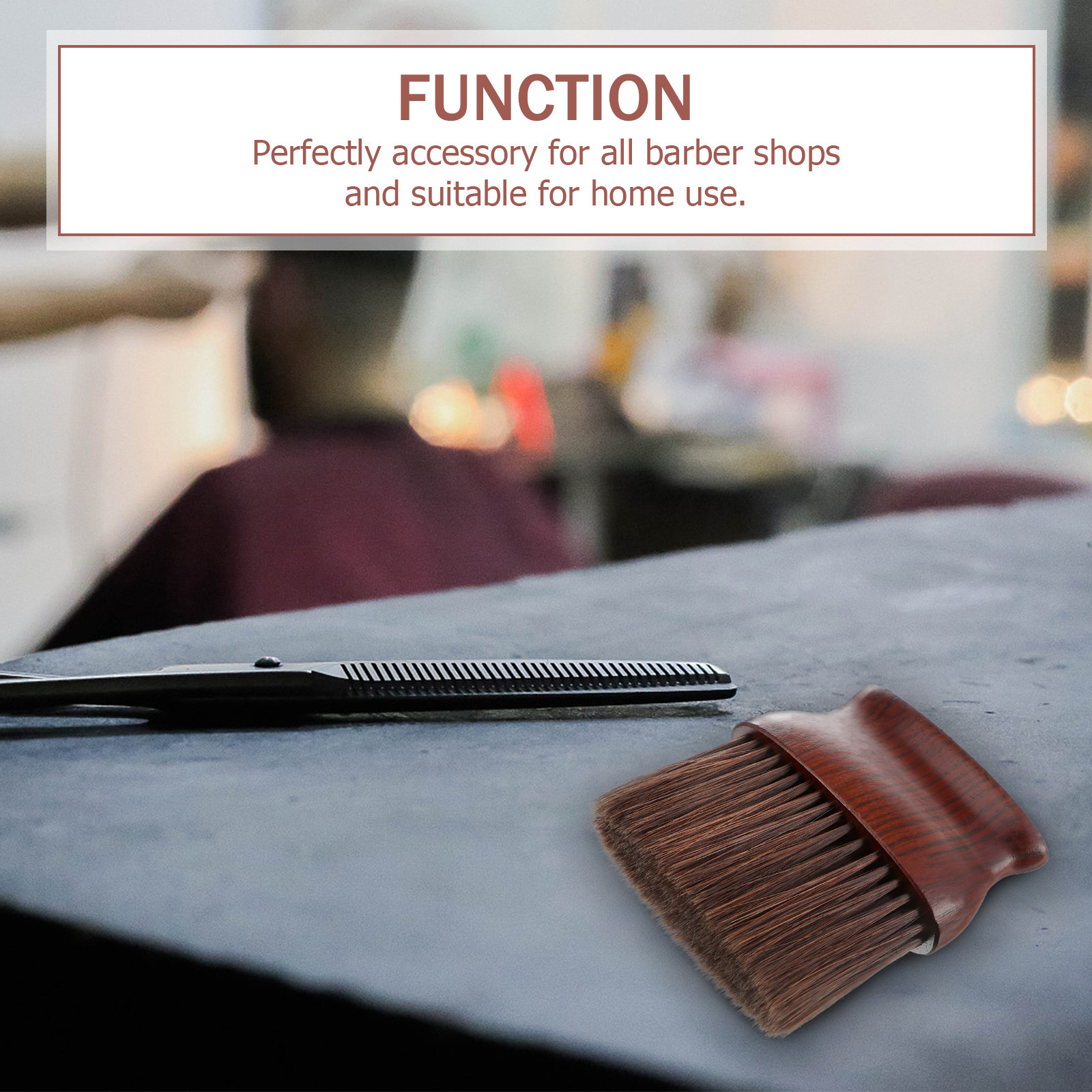 Nekborstel met lange, dichte h - Neck Duster Brush Barber Salon recensie en prijs