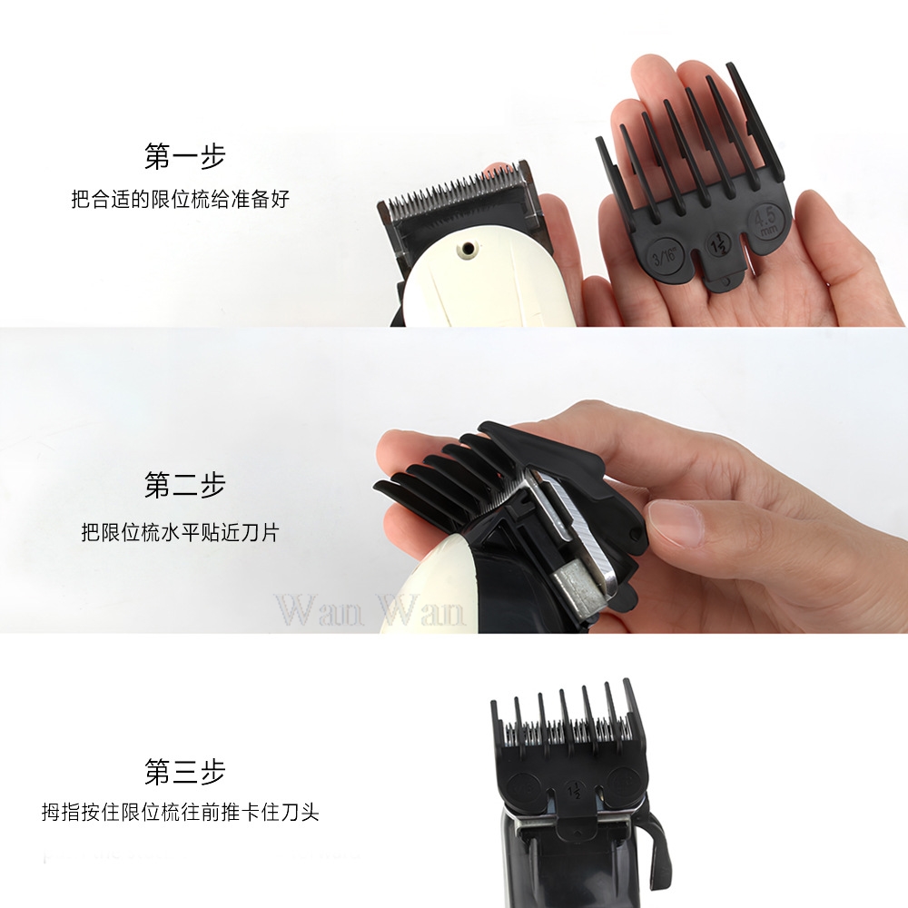 Haarklipperbeschermers voor Wa - Clipper Guard Guide Combs Set recensie en prijs