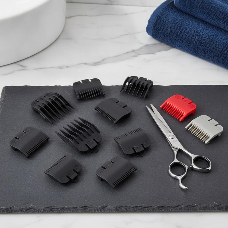 Haarklipper Kamset Trimmergele - Clipper Guard Guide Combs Set recensie en prijs