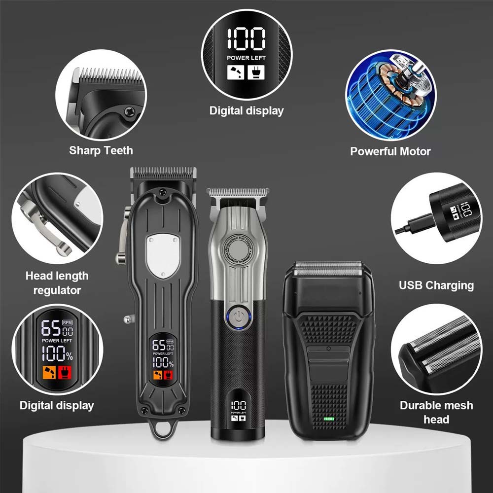 Professionele kapper-haarklipp - Cordless Hair Clippers Professional Barber recensie en prijs