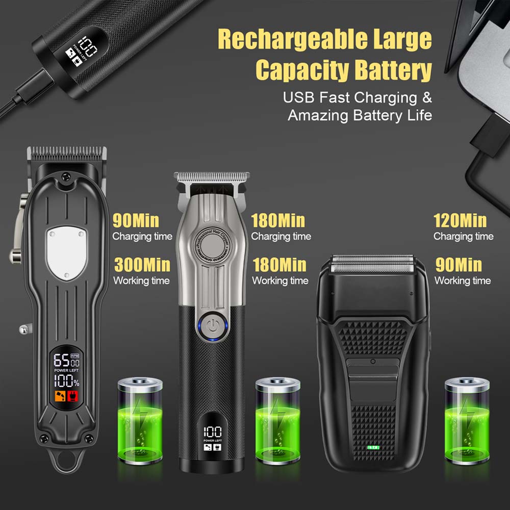 Professionele kapper-haarklipp - Cordless Hair Clippers Professional Barber recensie en prijs