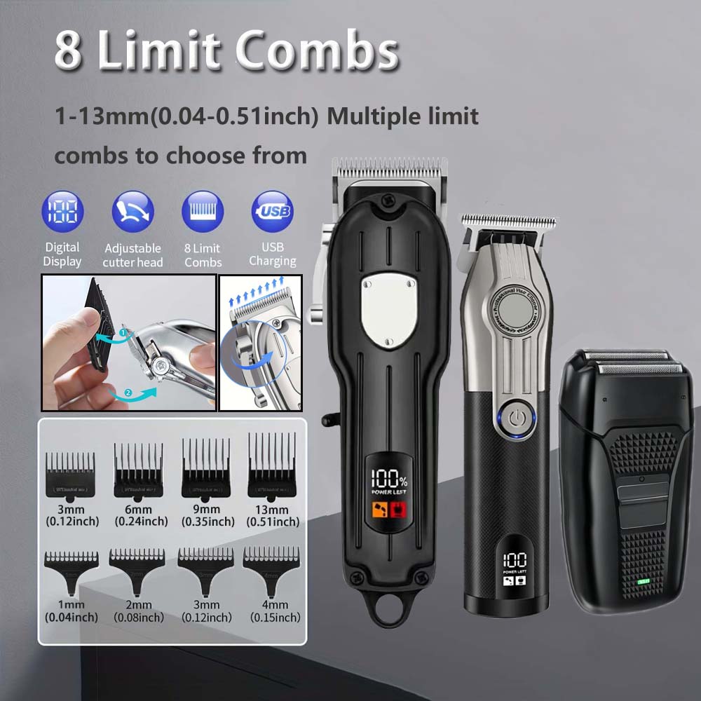 Professionele kapper-haarklipp - Cordless Hair Clippers Professional Barber recensie en prijs