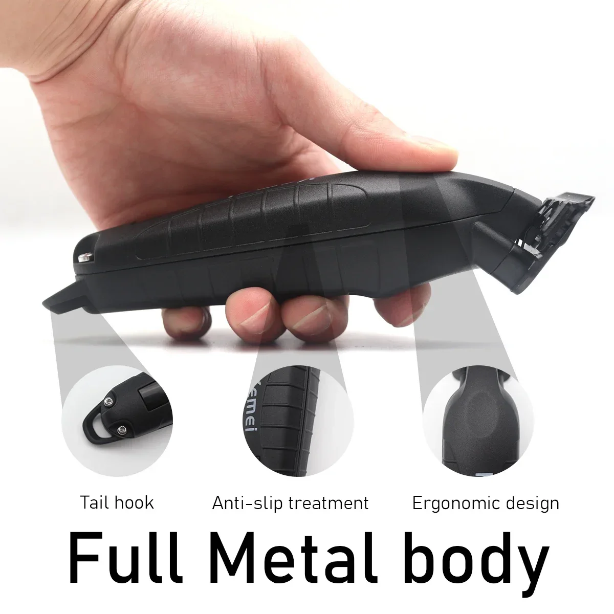 Kemei KM-2293 Volledig Metalen - Zero Gapped T Blade Hair Trimmer recensie en prijs